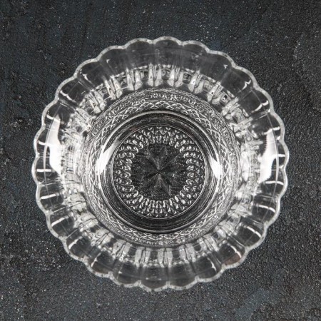 Glass sugar tower konya, d = 12 cm, with a lid-1