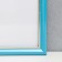 Photo frame plastic 30x40 cm, blue with gold (plastic screen)