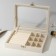 Steam for jewelry "Casket", 7 stripes, 9 cells, 20 × 15 × 4.5, beige color
