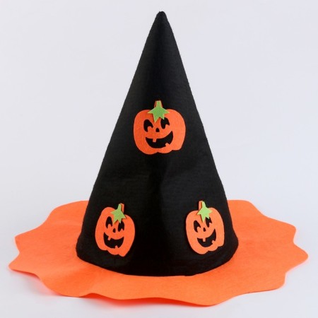 Carnival hat "Pumpkin", felt-2