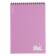 Notepad for spirals A5, 80 sheets, cell, Erichkrause "Brave Cats", plastic cover silk -screen cover, OFSET BELICT 100%, purple