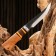 Hunting knife "Vemund" 24.6cm, blade 128mm/3mm, beige