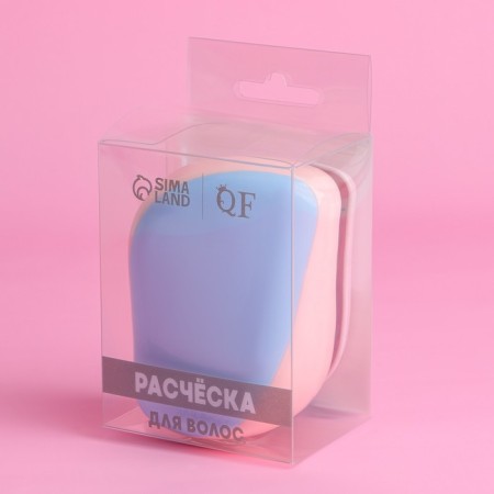 The comb massage, with a lid, 5 × 9 cm, PVC clock, color mix-9