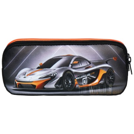 Penal soft, 2 compartments, volumetric, 90 x 220 x 40 mm, Stavia "speed" gray 86212-2