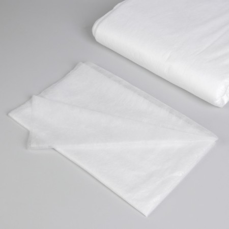 Disposable sheet, density 15 g/m2, sms, 70 × 80 cm, white color
