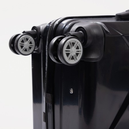 Middle suitcase 24 ", code castle, black color-7