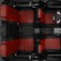 Autorekhls for Ford Kuga 2 since 2012-2016, jeep, perforation, eco-leather, red color, black