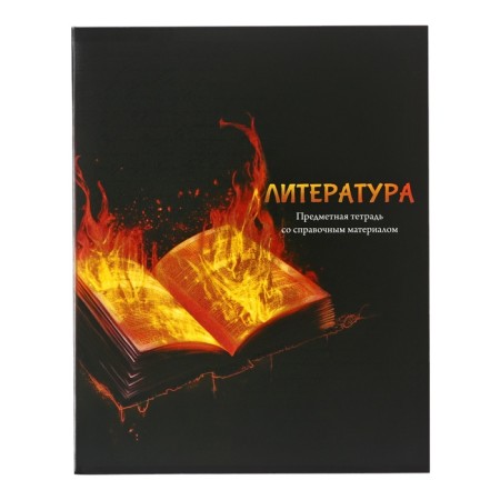 A set of subject notebooks of 48 sheets "Magic", 12 objects, cover coated cardboard, cold foil, twin varnish, offset block-18