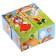 Cardboard cubes "Favorite Tales", 4 pcs