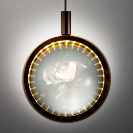 Lumber "Rose" LED 7W 4000k gold 11x10x11-110cm Bayerlux-3