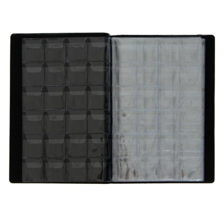 Album for coins 125 x 185 mm Calligrata "Combi" for 138 coins, 8 sheets, PVC cover, blue-3