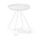 Journal table, 400x400x450, white muar