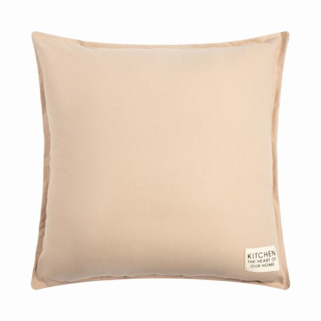 Ethel pillow, 45x45+1 cm, beige, 100% cotton-5