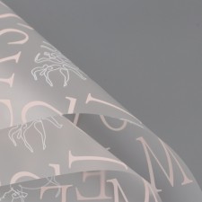 Matte flowing film, Picasso, Pink, 57x57 cm