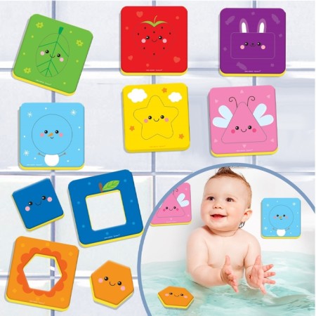 Soft puzzle for kids "colors and shapes", 8 puzzles, crumb I-2