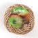 Yarn 100% juts "natural" 30 meters, thickness 0.15 cm 6x6x4 cm