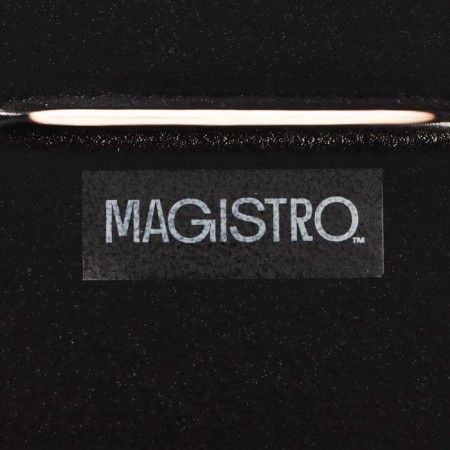 Porcelain dish for serving with bamboo handle Magistro "Galaxy", 29 × 12 × 2.2 cm, black color-4