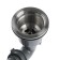 Kitchen sink Aflorn AF97843B-D, Sredal, Double, S = 3.0 and 0.8 mm, 78x43x22cm, Siphon, Graphite
