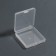 Container for cutter, 6.2 × 5.8 cm, transparent color