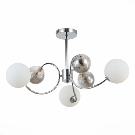Ceiling EVOLUCE lamp. Sle220912-06. FORMAE. 6x5 watts, G9, 4000k, 67x67x36 cm, chromium color-3