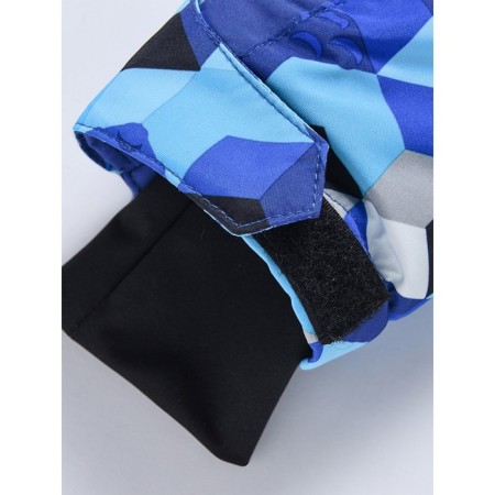 Ski costume for a boy, height 128 cm, blue color-22