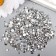Decor for creativity Glass "Rhinestone truncated cone. Silver" d = 1.5-6.5 mm set 1000 pcs