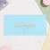 The envelope for the money "Happy Birthday!" turquoise, embossing, 17 x 8 cm