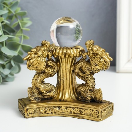 NECK Polystone for bronze "3 dragons with a ball" 12x12x11-1