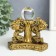 NECK Polystone for bronze "3 dragons with a ball" 12x12x11