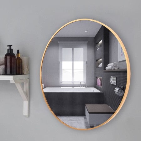 Bronze mirror, wall, 70 × 3 cm