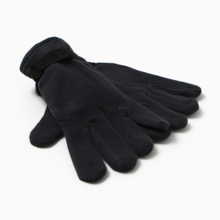 Male gloves minku, gray color, 25 cm