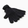 Male gloves minku, gray color, 25 cm