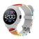 Watch is an electronic watch, silicone strap