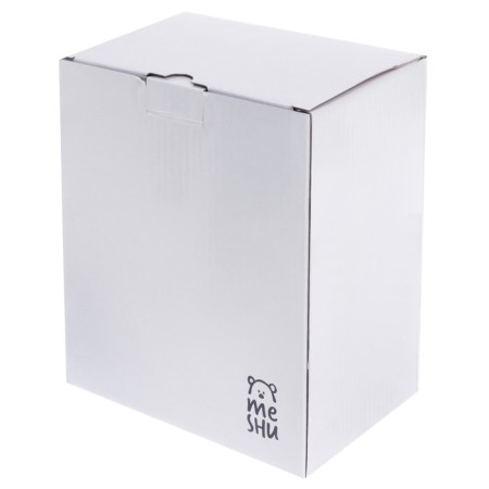 Supervision Book stand 10-50 cm Meshu white, 3 compartments, metal case-3