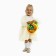 New Year's Baby backpack "Fairytale snake", plush, yellow color, for the New Year