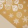 Stickers for the windows "Winter Patterns", reusable, 33 x 50 cm, New Year