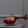 LED figure "Helicopter" 48 × 22 × 12 cm, plastic, CH3 batteries (not in the kit), USB, glow warm white
