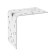 Corner Fixing reinforced tundra, 85x85x60x2 mm, in the package of 10 pcs.