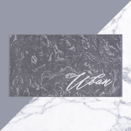 Tmachry Ethel towel "Ivan" Gray, 50x90cm, 100% cotton, 420g/m2