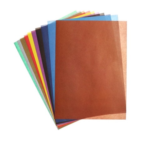 Set for children's creativity A4, 10 sheets Cardboard white coated +10 sheets Catcamet Cathedral Crossed + 10 sheets is colored paper, in folder-3