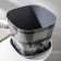 Pot with the pallet "Listopad", 9.8 l, the color is dark gray