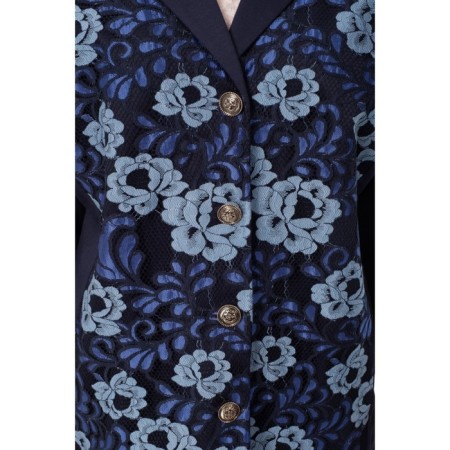 Female jacket, size 46, blue color-4