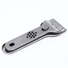 Scraper for glass ceramics, metal