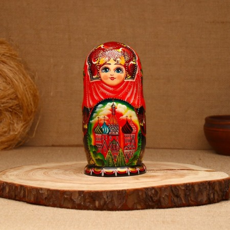Matryoshka "Moscow", 5 puppet, suite-2