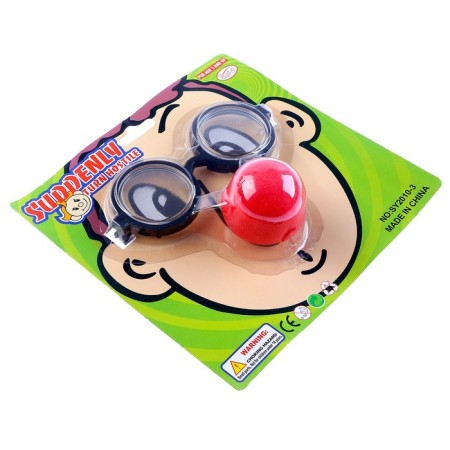 Clown System, 2 items: glasses, nose-1