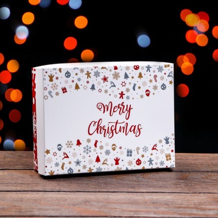 Gift box team "Snowflakes", 16.5 x 12.5 x 5.2 cm-1