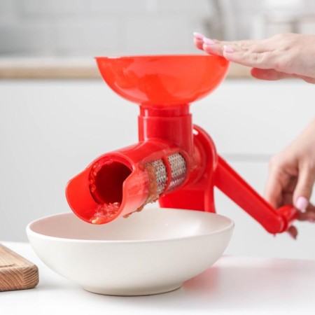 Juicer for tomatoes of the Dolyan, 27 cm, red color-8