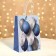 CRAFT package, blue, "festive balls" 21 x 15 x 8 cm