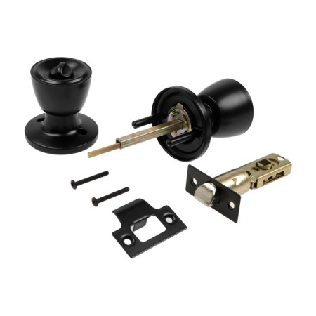 Latch 1202, with a latch, matte black color-3