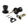 Latch 1202, with a latch, matte black color